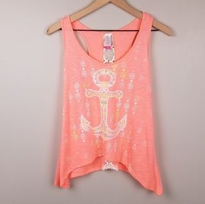 Coral Anchor Tank Top Size 9
